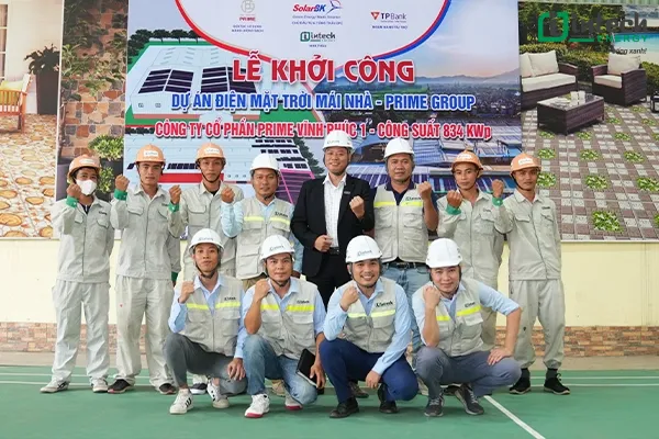 Khởi công dự án điện mặt trời tại Prime – Vĩnh Phúc