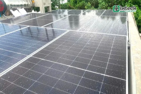 Hệ thống điện mặt trời Hybrid 7,38 kWp nhà anh Minh Thịnh