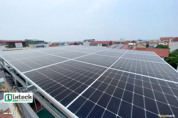 Intech Solar hoàn thiện hệ thống điện mặt trời cho anh Điệp - Đông Anh